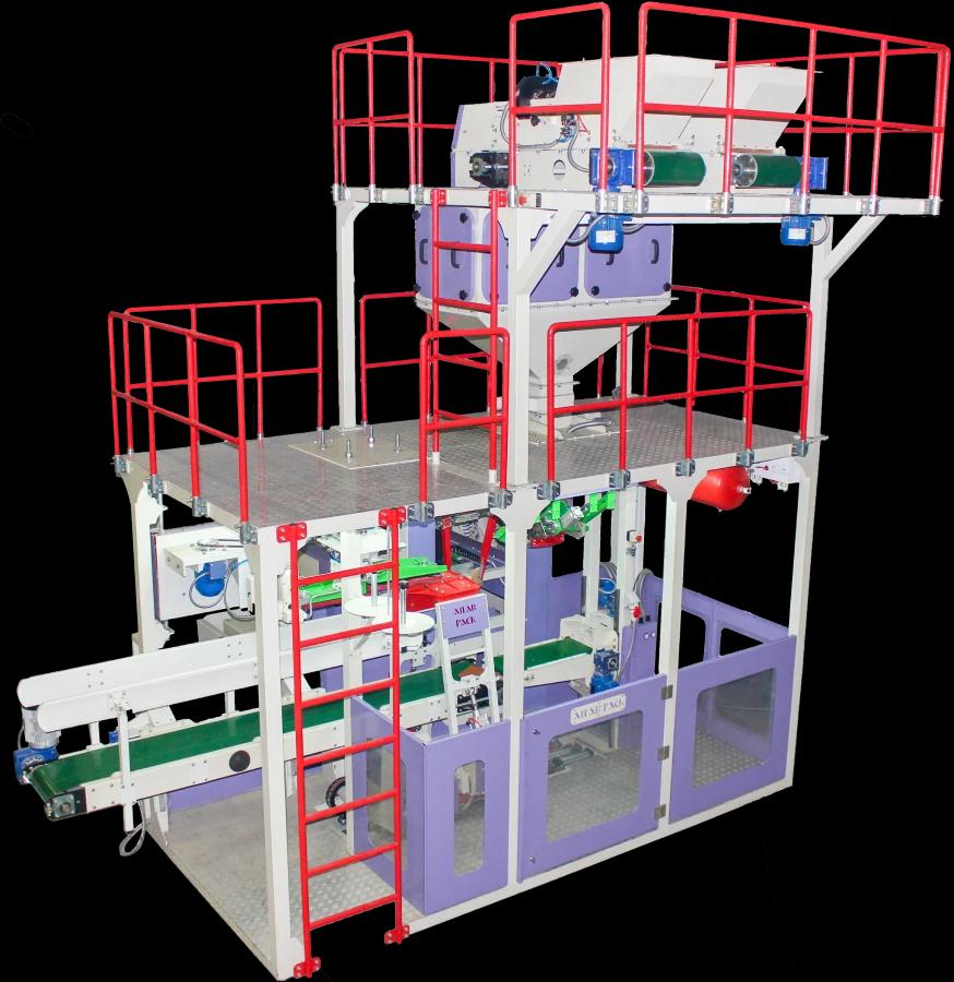 دستگاه پرکن تمام اتومات آسیاب ماشین ایرانیان - سیستم تمام هوشمند بستهبندی